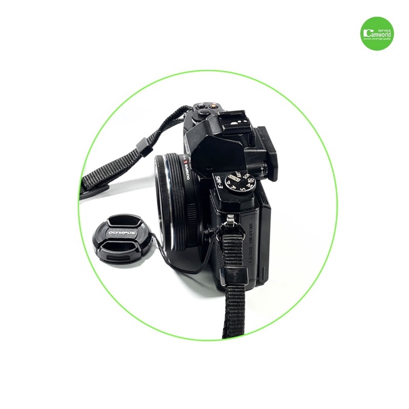 OLYMPUS OM-D E-M5 14-42mm EZ กล้องมิลเลอร์เลทโปร พร้อมเลนส์ มีกัน
