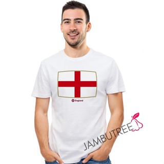 Jambutree 2022 FIFA World Cup Logo Qatar England Football Team Supporter T-Shirt Streetwear Tee Bola Sepak Tshirt Baju