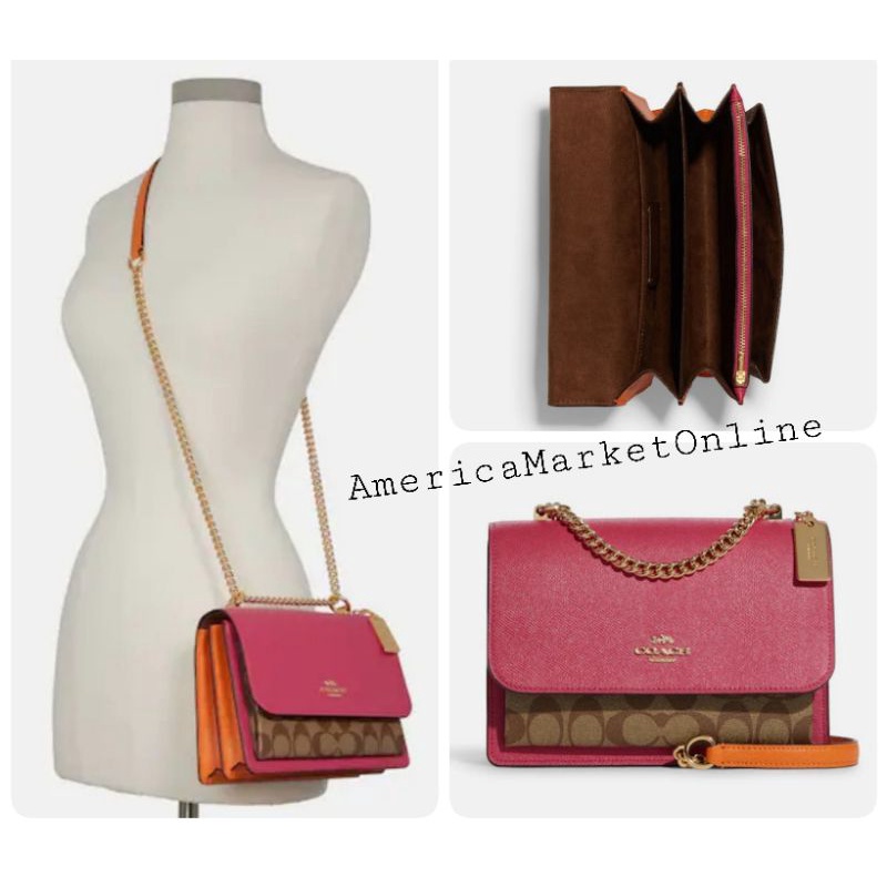 กระเป๋า-coach-klare-crossbody-in-colorblock-signature-canvas-coach-c8344