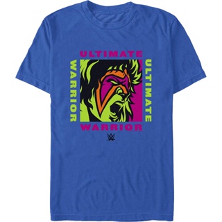 Neon Ultimate Warrior T-Shirt เสื้อยืดเด็กผช เสื้อเชิ้ตชาย เสื้อยีด