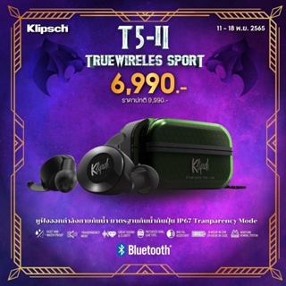 KLIPSCH  T5 ll  True wireless  Sport