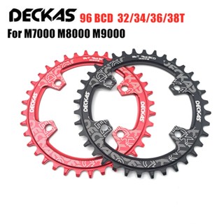 Deckas 96bcd แหวนโซ่จักรยานเสือภูเขา 32T 34T 36T 38T สําหรับ M7000 M8000 M4100 M5100