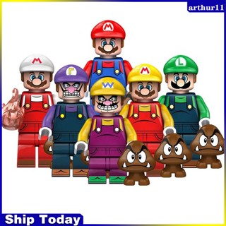 Arthur Super Mario บล็อกตัวต่อเลโก้ ขนาดเล็ก ของเล่นสําหรับเด็ก KDL805