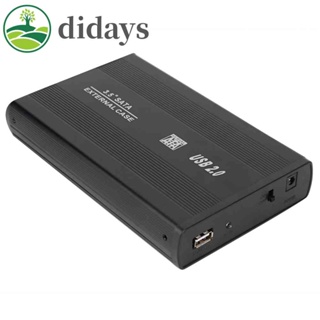 Didays เคสฮาร์ดดิสก์ไดรฟ์ 3.5 นิ้ว SATA เป็น Usb 2.0 อะแดปเตอร์ภายนอก HDD Enclosure