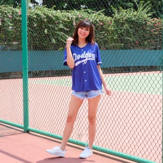 เสื้อกีฬาเบสบอล Ds blue unisex unisex