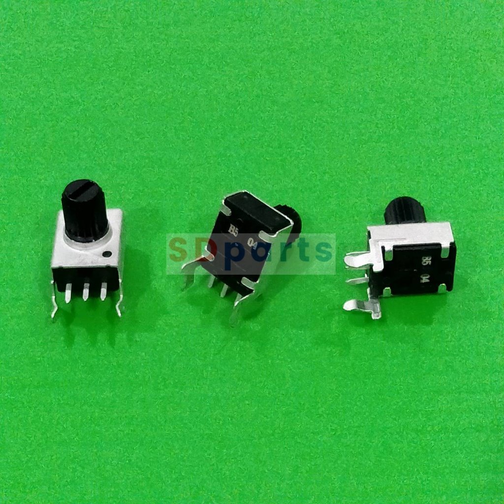 โพเทนชิโอมิเตอร์ Potentiometer วอลลุ่ม VR ปรับค่า RV09 Horizontal 3 ขา ...