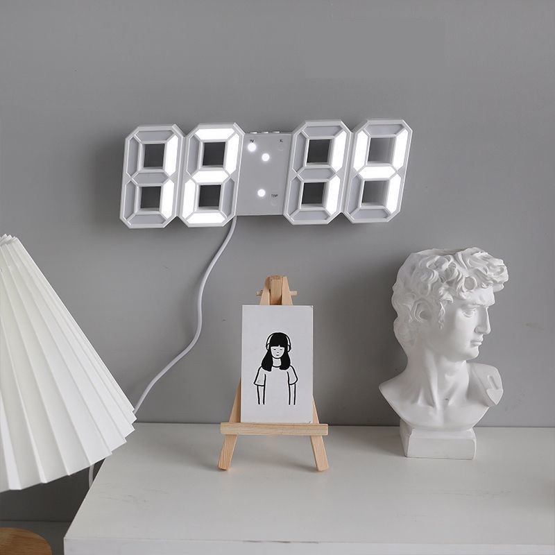 ⏰3D LED Digital Clock | Shopee Thailand