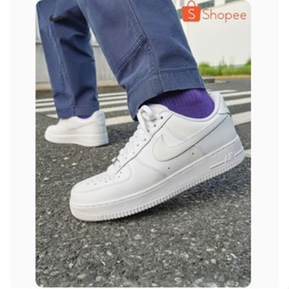 ภาพหน้าปกสินค้าขายร้อน Nike Air Force 1 \'07 รองเท้าผ้าใบสีขาวล้วนล้วน สินค้าถ่ายจากงานจริง100 % ที่เกี่ยวข้อง