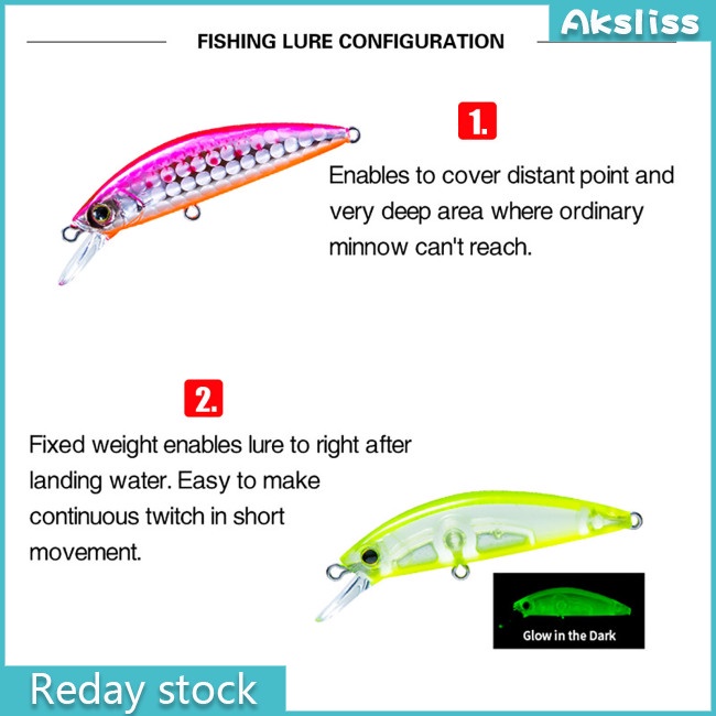 aks-เหยื่อตกปลาเรืองแสง-3d-50-มม-6-กรัม-พร้อมตะขอแหลม-อุปกรณ์เสริม