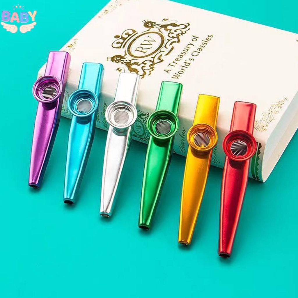 ขลุ่ยโลหะ-kazoo-สีทอง-และสีเงิน-สําหรับ-อูคูเลเล่-ไวโอลิน-กีตาร์-เปียโน-shopcyc5077