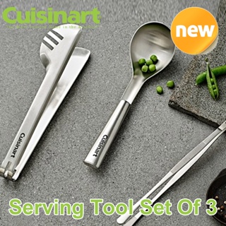 Cuisinart CTG-00-3PSKR Serving Tool Set of 3 Stainless Cooking Tweezers Kitchen