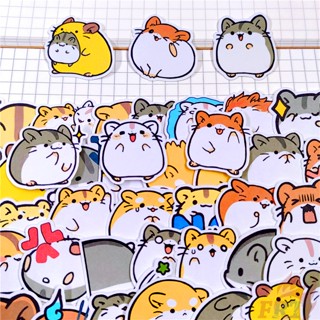 60 ชิ้น / ชุด ☆ Q Little Hamster Cricetinae Q-2 สติกเกอร์ไดอารี่ ขนาดเล็ก สําหรับติดตกแต่งไดอารี่ ☆ สติกเกอร์ตกแต่งอัลบั้ม สมุดภาพ DIY (ขนาด: 2~3 ซม.)