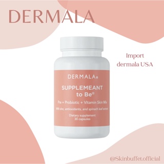 ภาพหน้าปกสินค้าพร้อมส่งใหม่[Exp:06/2024]officialแท้ค่า✨ DERMALA Supplemeant to be Acne pre + probiotic vitamin skinmix 30 capsules ที่เกี่ยวข้อง