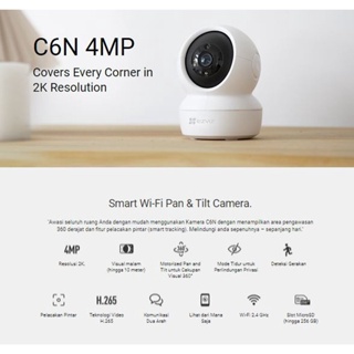 ภาพขนาดย่อของภาพหน้าปกสินค้า️ส่งด่วนใน1ชม.ทักแชท ️กล้องวงจรปิดไร้สาย EZVIZ C6N 4 ล้าน 4MP Wi-Fi PT Camera IP Security Camera 2.4GHz กล้องวงจรปิด... จากร้าน nava.it บน Shopee ภาพที่ 1