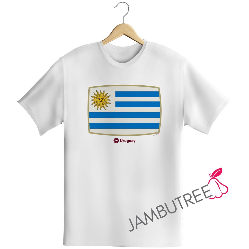 jambutree-2022-fifa-world-cup-logo-qatar-uruguay-football-team-supporter-t-shirt-streetwear-tee-bola-sepak-tshirt-baju