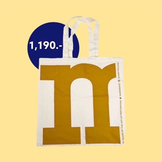 ภาพหน้าปกสินค้าพร้อมส่ง***ของแท้ 💯Marimekko logo bag ( 70 Years Logo Tote Bag) ที่เกี่ยวข้อง