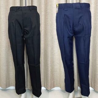 SALE กางเกงสแล็ค DENIES 805 ดำ-กรม(ผ้าโซล่อน) ทรงกระบอกเล็ก การเกงทำงานชาย ราคาประหยัด