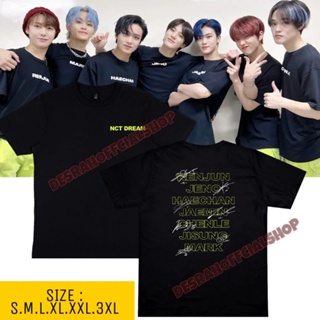 เสื้อยืด ลาย NCT dream Last Name สไตล์เกาหลี ไซซ์ S-3XL