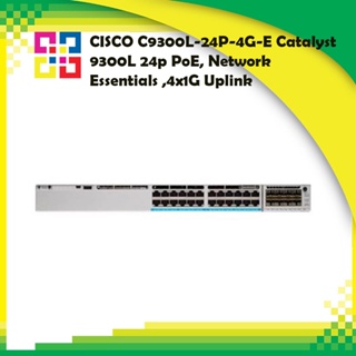 CISCO C9300L-24P-4G-E Catalyst 9300L 24p PoE, Network Essentials ,4x1G Uplink