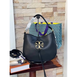 💕Tory burch miller metal-logo mini hobo bag