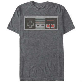 Nintendo Controller Shirt เสื้อยืดแขนสั้น เสื้อยืดสีขาวผู้หญิง เสื้อยืดแฟชั่น