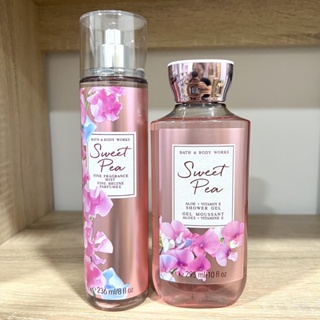 Shopไทย/พร้อมส่ง Bath and Body Works กลิ่น sweet peaน้ำหอม เจลอาบน้ำผสมน้ำหอม