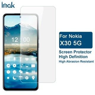 ของแท้ ฟิล์มนาโน กันรอยหน้าจอ แบบนิ่ม บางพิเศษ กันระเบิด สําหรับ Imak Nokia X30 5G