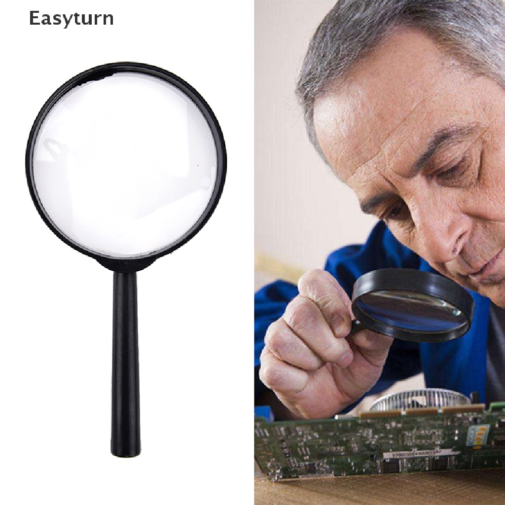 easyturn-1pcs-magnifier-60mm-handheld-5x-magnifying-glass-handheld-low-vision-reading-et