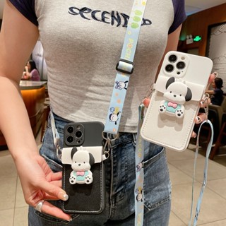 Compatible For Xiaomi Redmi Note 12 Pro+ 11 Pro 12S 11S 10S 10 5G 9S 10 9 8 7 Pro Redmi 12C 10C A2 A1 9A 9C 9T 10 9 8 เคสโทรศัพท์มือถือ ซิลิโคน พร้อมกระเป๋าใส่บัตร สายคล้อง สําหรับ