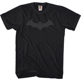Batman Hush Logo on Black เสื้อยืดผู้ชาย เสื้อคู่วินเทจ เสื้อวินเทจผญ เสื้อยืดเท่