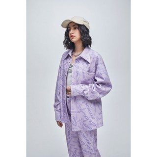 JOYRICH FW22-Long Sleeve Shirt_Light Purple เสื้อเชิ้ตแขนยาว สีม่วงอ่อน