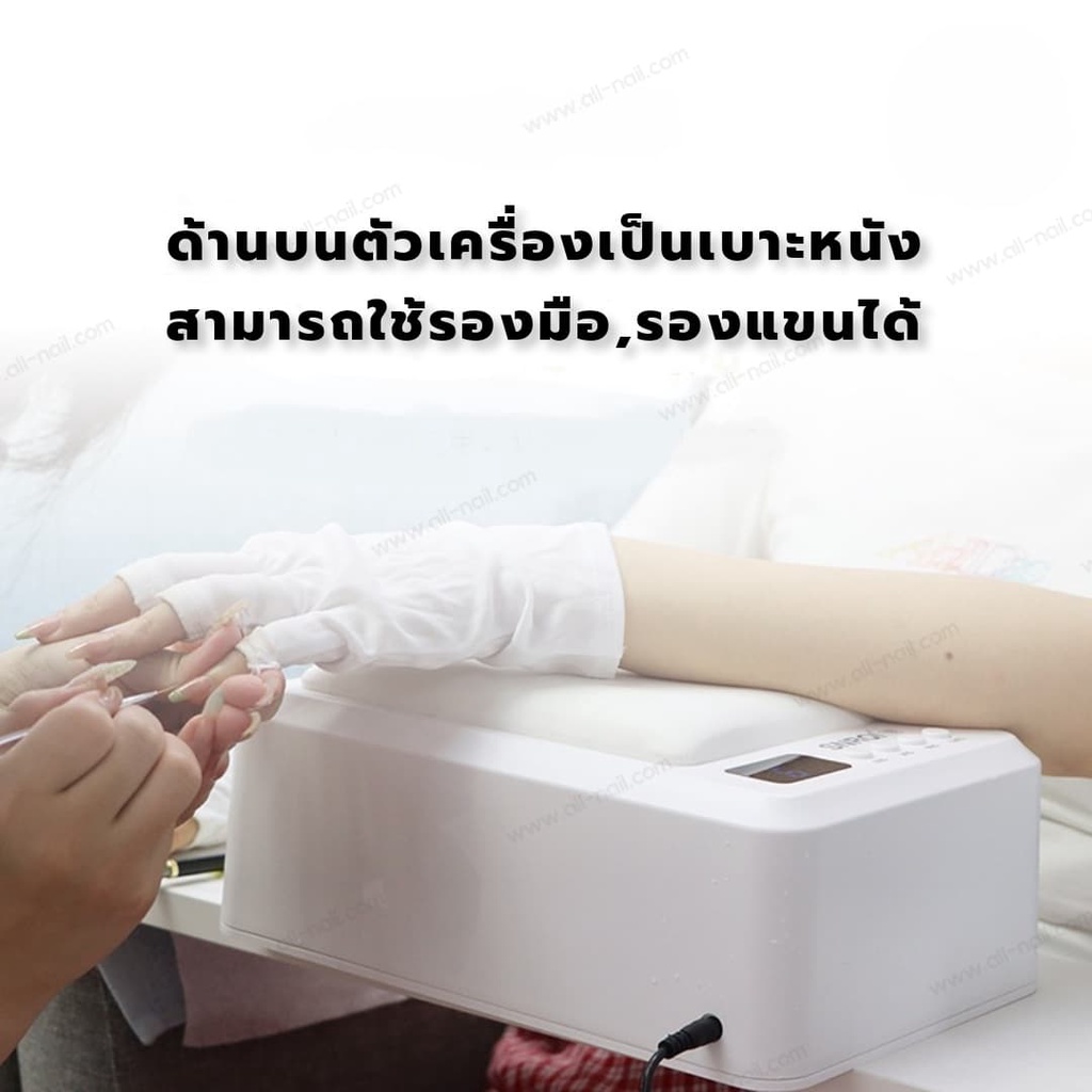 เครื่องอบเล็บเจล-uv-led-72w-มีเบาะรองมือ-เครื่องใหญ่-อบได้2มือพร้อมกัน