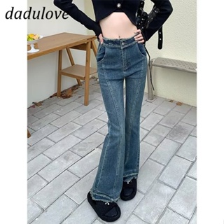 DaDulove💕 New Korean Flared Jeans High Waist Straight Pants Fashion Plus Size Womens Wide Leg Pants