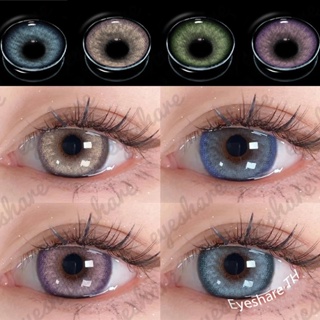 ✅Color contact lenses mini size brown gray natural Korean imported contact lenses grade 0.00【COD&amp;SPOT&amp;WIth Free Gift】