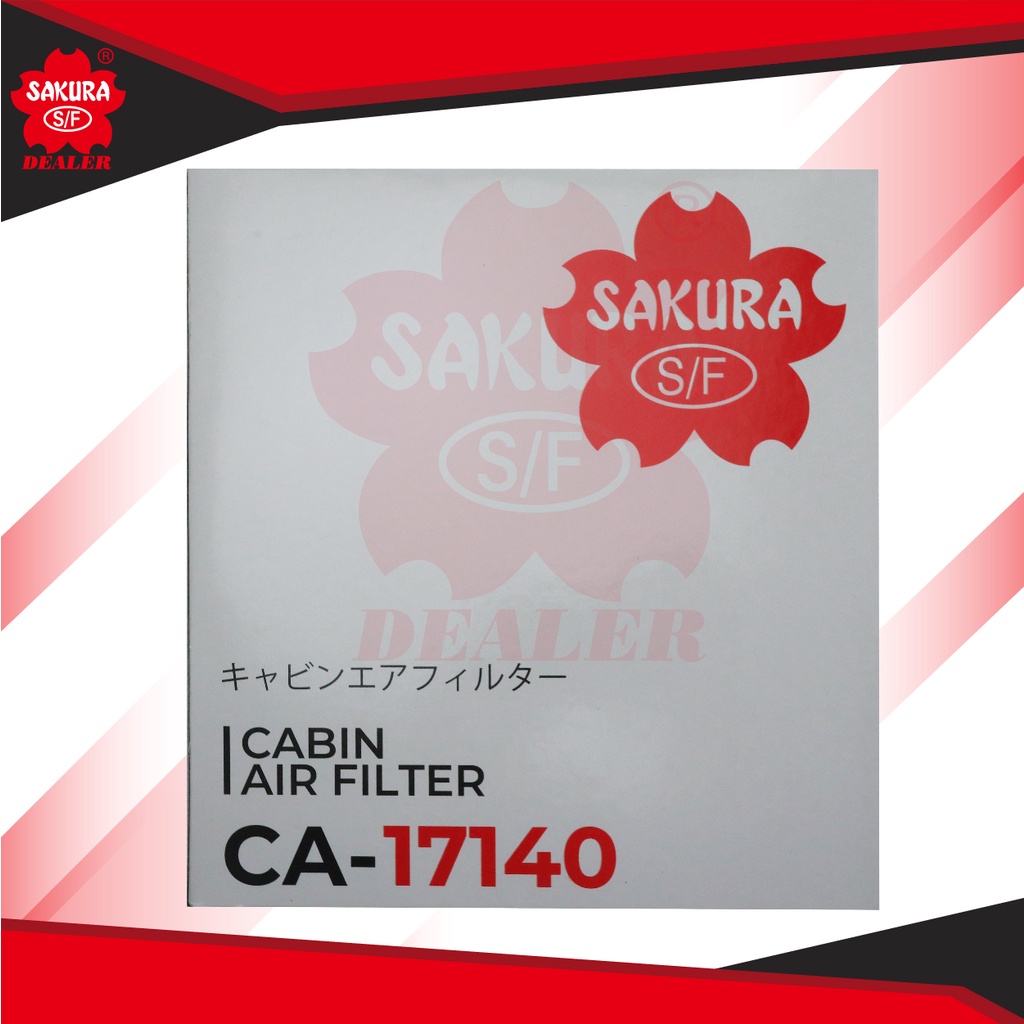 ca-17140-sakura-กรองแอร์-mazda-ford-กรุณาดูรุ่นตามที่ระบุในรายลaะเอียด-ไส้กรองแอร์-ซากุระ-กรองแอร์รถยนต์-ไส้กรอง-kf018