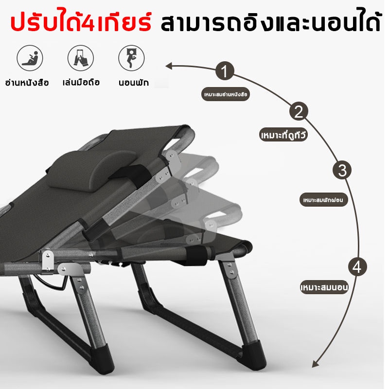 เตียงนอน-เตียงนอนผ้าใบพับได้เอนกประสงค์-hm-113