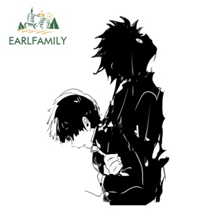 Earlfamily สติกเกอร์ ลายกราฟฟิตี้ Mob Psycho 100 13 ซม. x 9.6 ซม. กันน้ํา กันรอยขีดข่วน สําหรับติดตกแต่งรถยนต์ รถจักรยานยนต์