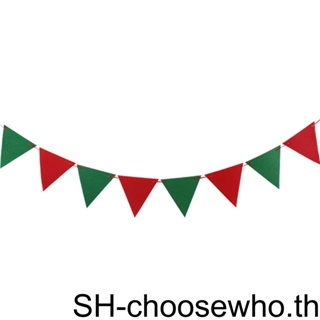 [Choo] ขายดี ธงแบนเนอร์ ลายคริสต์มาส สําหรับแขวนตกแต่งต้นคริสต์มาส บ้าน สวน ของขวัญ