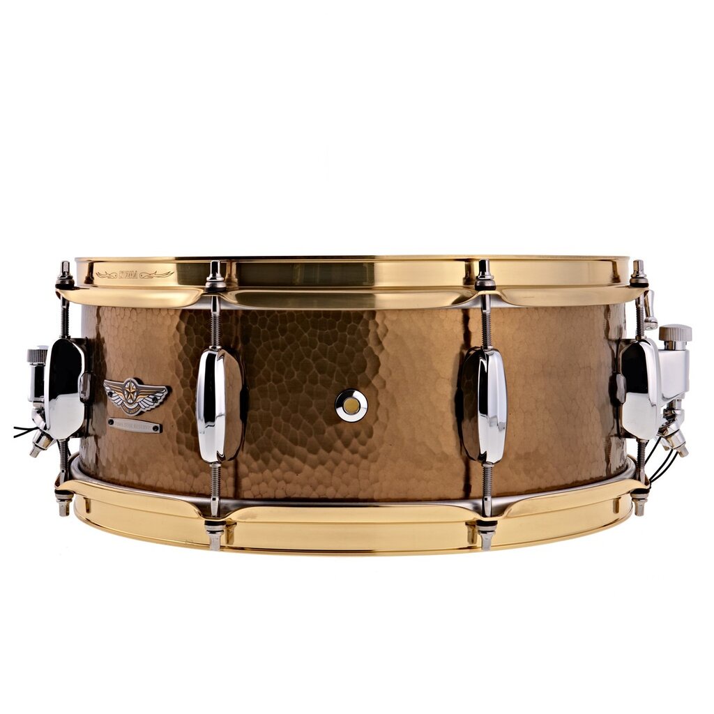 กลองสแนร์-tama-star-reserve-14-x-5-5-hand-hammered-brass-snare-drum