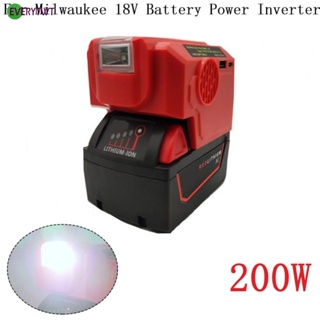 [CRAZY SALE]200W Power Inverter For Milwaukee DC 18V Battery to 110V AC Inverter USB+Type C