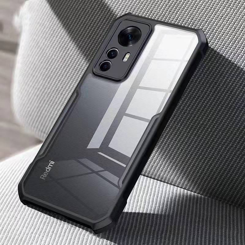 xiaomi-12tตรงรุ่น-พร้อมส่งในไทย-เคสกันกระแทกขอบสีหลังใสxiaomi-12t-12t-pro-mi-12t-mi-12t-pro