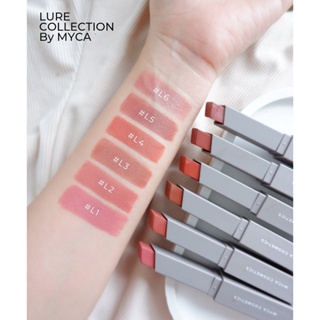 ภาพหน้าปกสินค้าMYCA THE LURE LIPSTICK ไมก้า ลิปสติก เป็นลิปเนื้อกึ่งแมท มี 6 สี ที่เกี่ยวข้อง