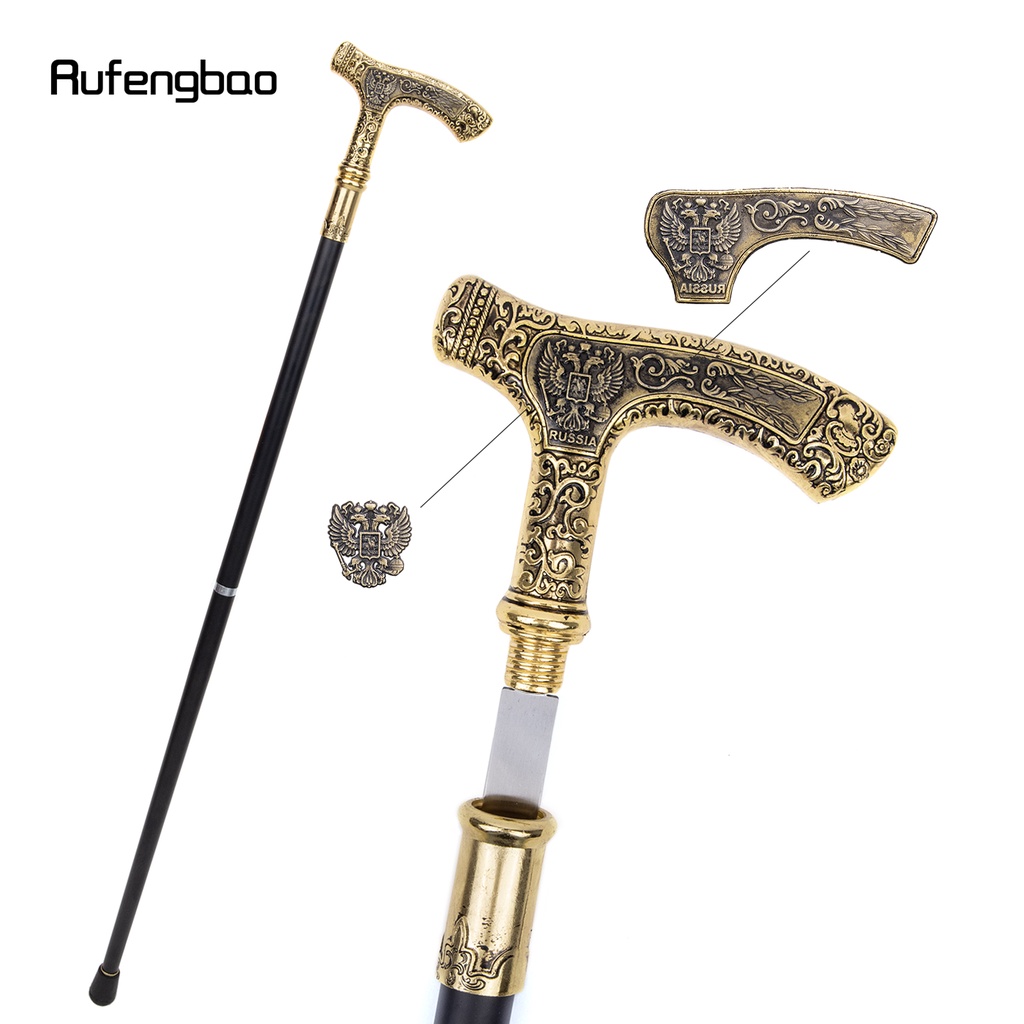 russia-double-headed-eagle-luxury-walking-stick-with-hidden-plate-self-defense-fashion-cane-plate-cosplay-crosier-stick