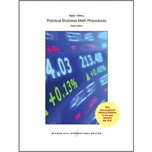 (ลดราคาพิเศษ) PRACTICAL BUSINESS MATH PROCEDURES 9789813151178 (ราคาปก 1,245.-)