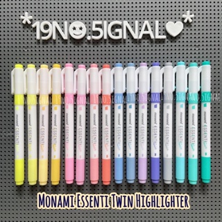 Monami Essenti Twin Highlighter : ปากกาเน้นข้อความ รุ่น 2 หัว