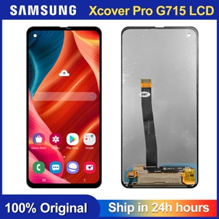 6.3&amp;#39;&amp;#39ของแท้ หน้าจอสัมผัส LCD G715 สําหรับ Samsung Galaxy Xcover Pro G715FN X Pro SM-G715F
