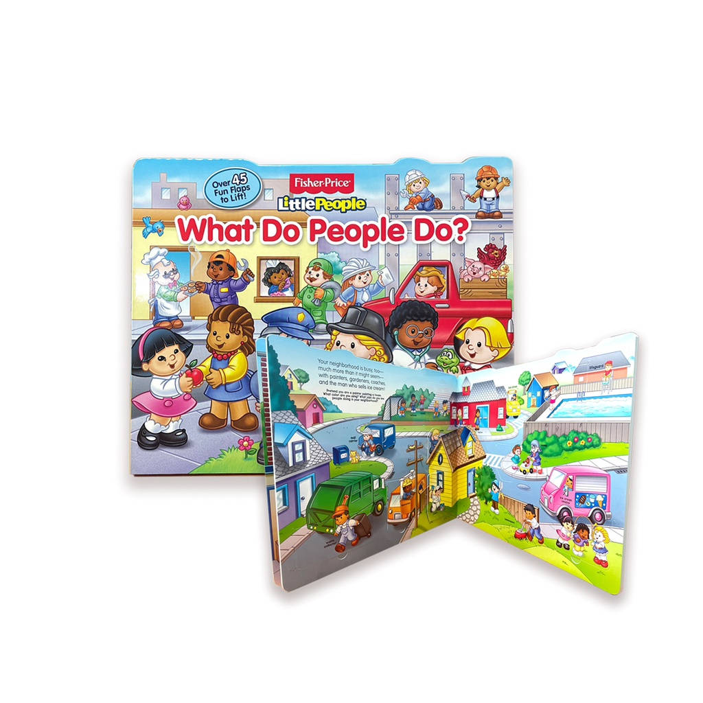 Wel-B Little People What Do People Do หนังสือเด็ก หนังสือภาษาอังกฤษ ...