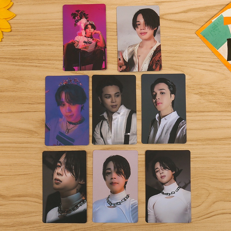 โฟโต้การ์ด-ลายศิลปินเกาหลี-bts-bangtan-boys-jimin-id-chaos-สําหรับของขวัญกองทัพ