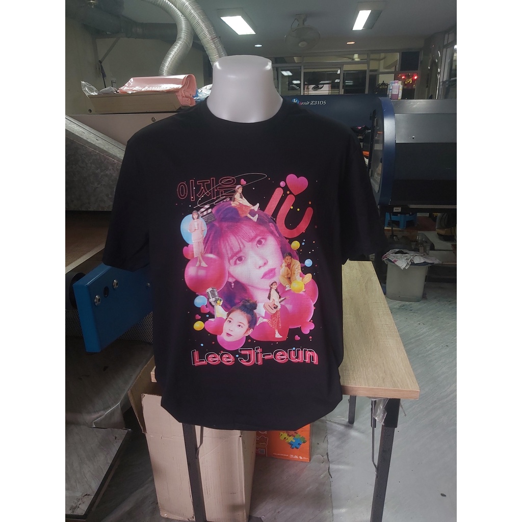 เสื้อยืด-iu-lee-ji-eun-bootleg-tshirt-สำหรับแฟนคลับ-fanclub-fc-แฟชั่นสตรีท-ลีจีอุน-ไอยู-cmyk-ศิลปิน-cute-pink