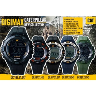ภาพหน้าปกสินค้านาฬิกาข้อมือ CAT นาฬิกาผู้ชาย Caterpillar รุ่น DigiMax นาฬิกาของแท้ กันน้ำ ที่เกี่ยวข้อง